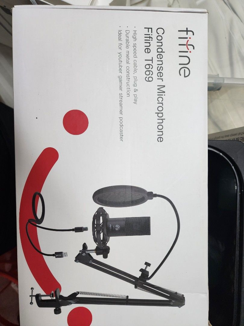 Fifine T669 Condenser Microphone with Accessories