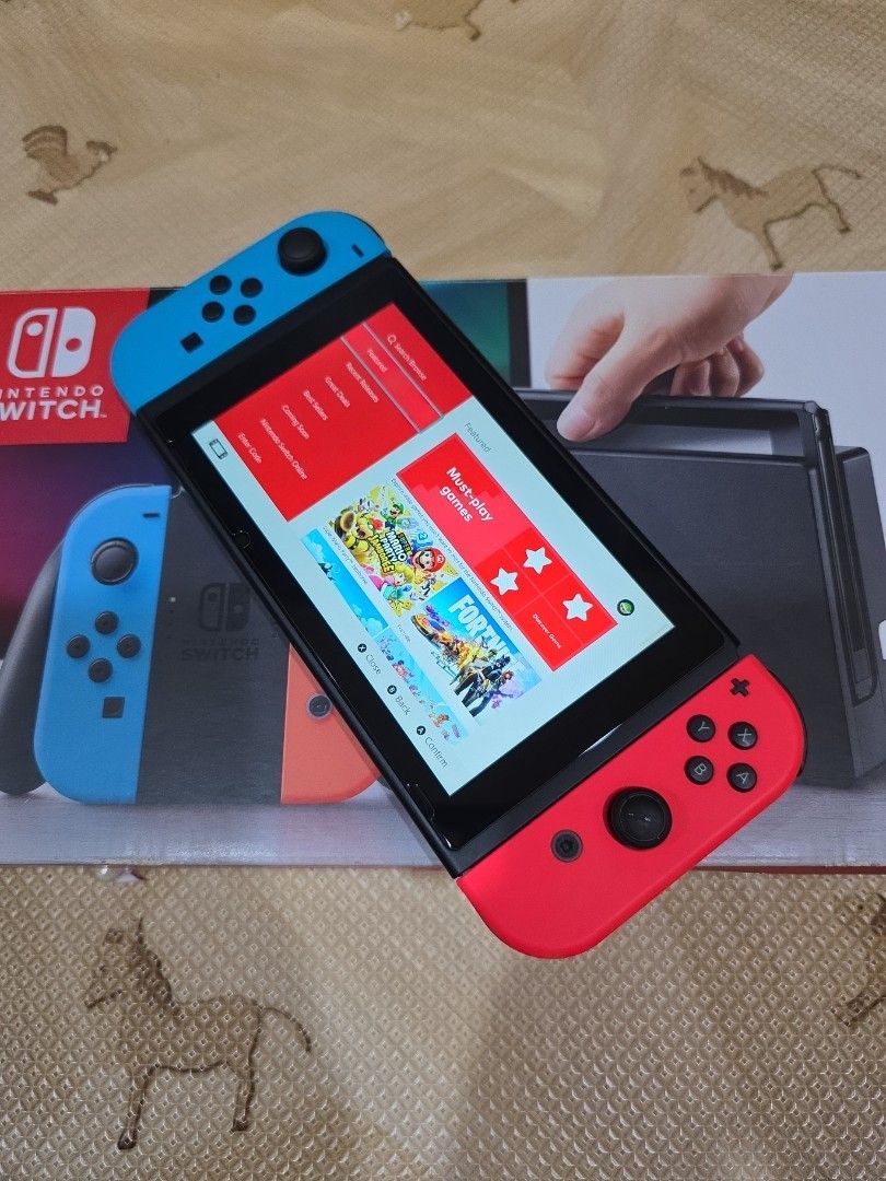 Fixed Price - Nintendo Switch Gen 1 Full Set + Hardcase + Cover63108087479810113