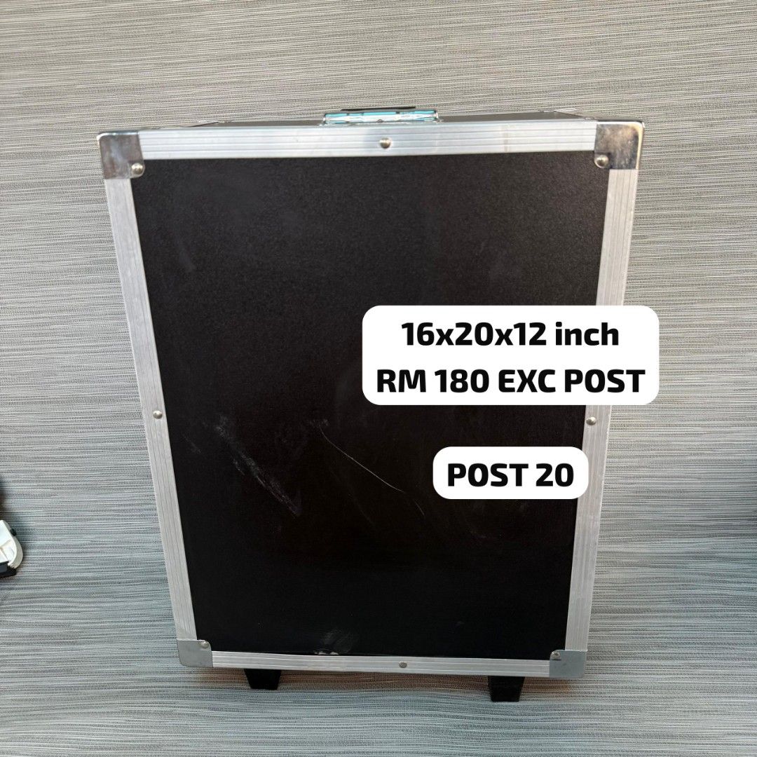 Flight Case (Category: Storage Boxes & Baskets) located in Kuala Lumpur. Submitted by putrialeey80497 (Listing ID 1381842913, Image 1). Description: good condition storage item during travel item used/ bundle Dari Singapore base Kelantan.