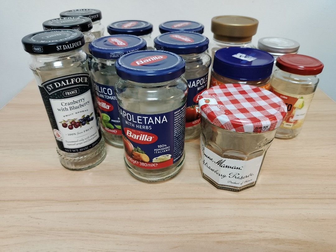 Free Assorted Empty Glass Bottles
