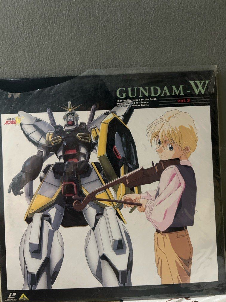 Gundam-W Vol.3 Laser Disc (Category: Gundam & Model Kits) located in Quezon City. Submitted by TogsTogs (Listing ID 1381669166, Image 1). Description: Negotiable Worn Plastic is for protection only .
