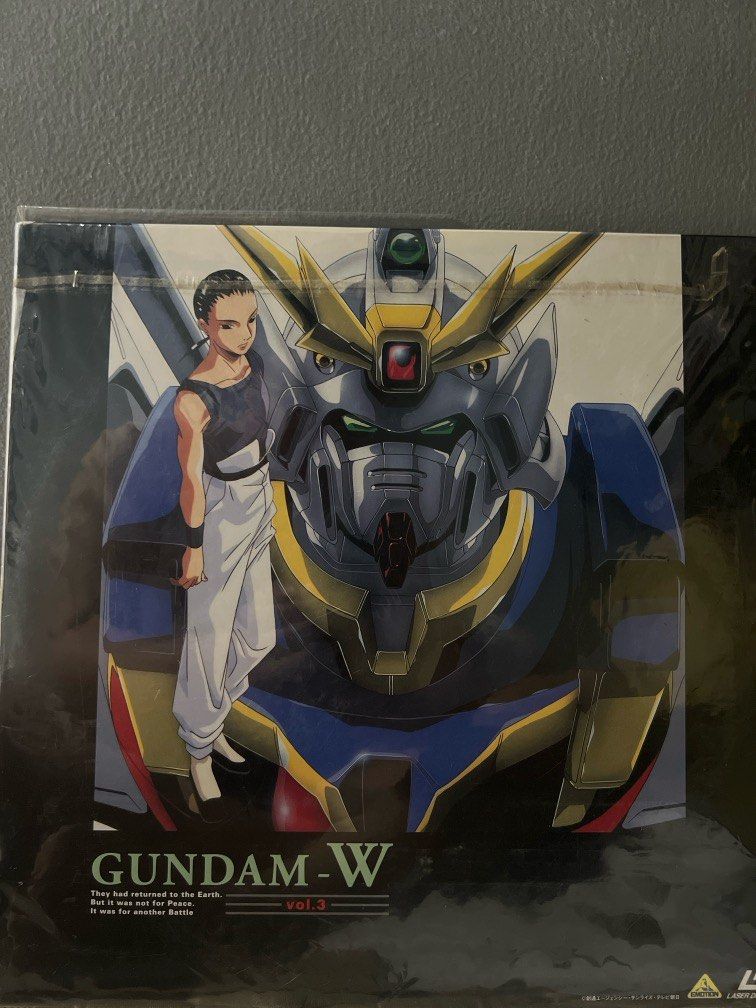 Gundam-W Vol.3 Laser Disc (Category: Gundam & Model Kits) located in Quezon City. Submitted by TogsTogs (Listing ID 1381669166, Image 3). Description: Negotiable Worn Plastic is for protection only .