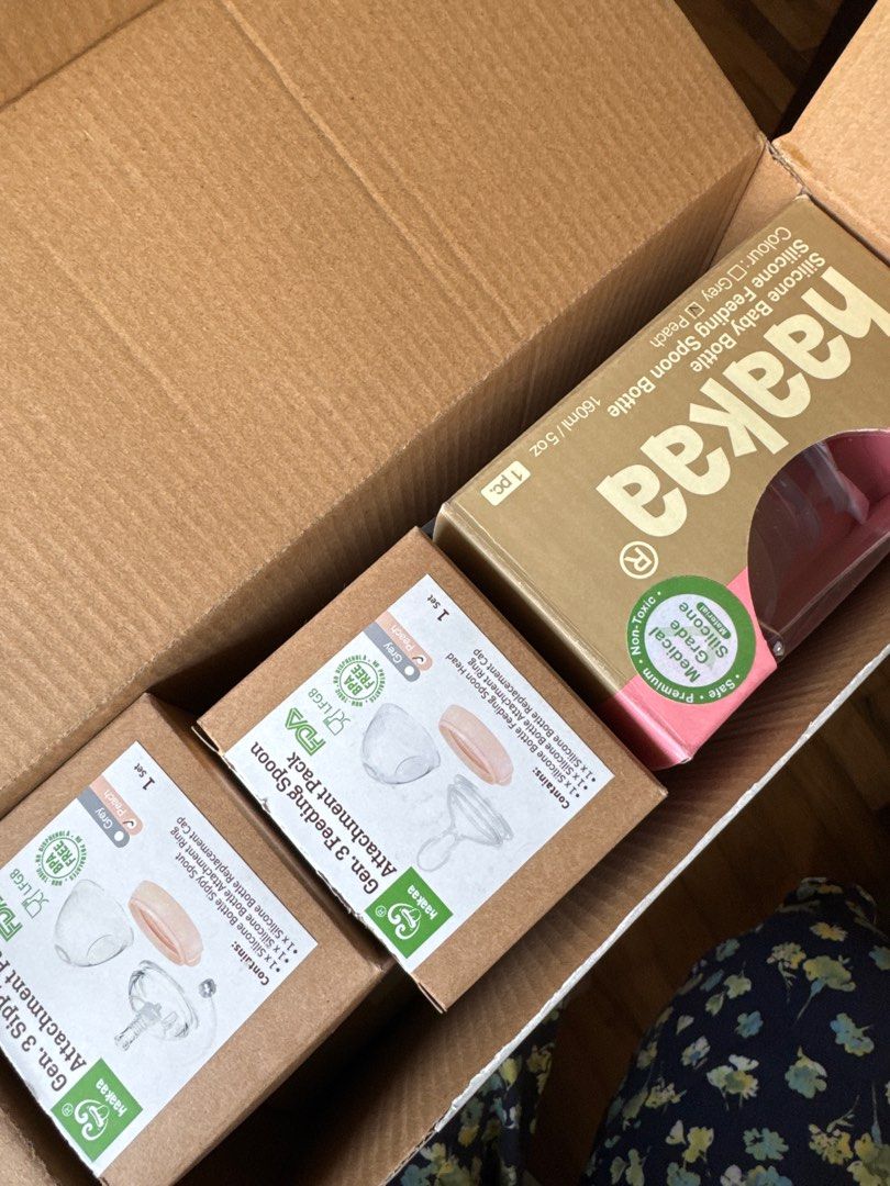 HAAKAA Gen 3 Premium Set peach/nude (Category: Breastfeeding & Bottle Feeding) located in Makati City. Submitted by decluttering___ (Listing ID 1381684002, Image 2). Description: Some items were never used.