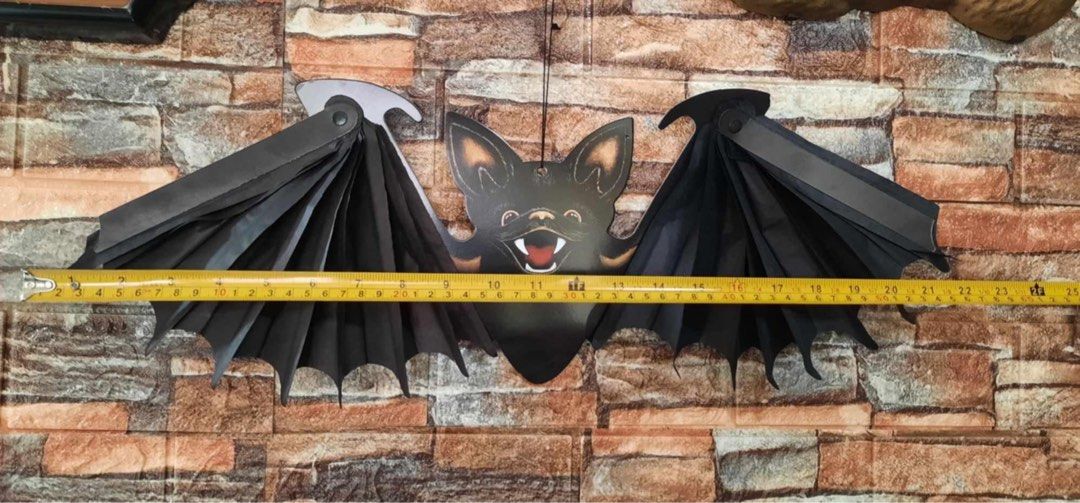 Halloween Decoration Big Bats (Category: Occasions & Party Supplies) located in Pasig City. Submitted by JMToysandCollectibles (Listing ID 1381889531, Image 2). Description: Halloween Decoration Big Bats PHP180 Each Size: 22” Inches Limited Stocks Seasonal Item Only Pick up or Delivery via Lalamove/ Grab MOP: Gcash/ BPI/ BDO.
