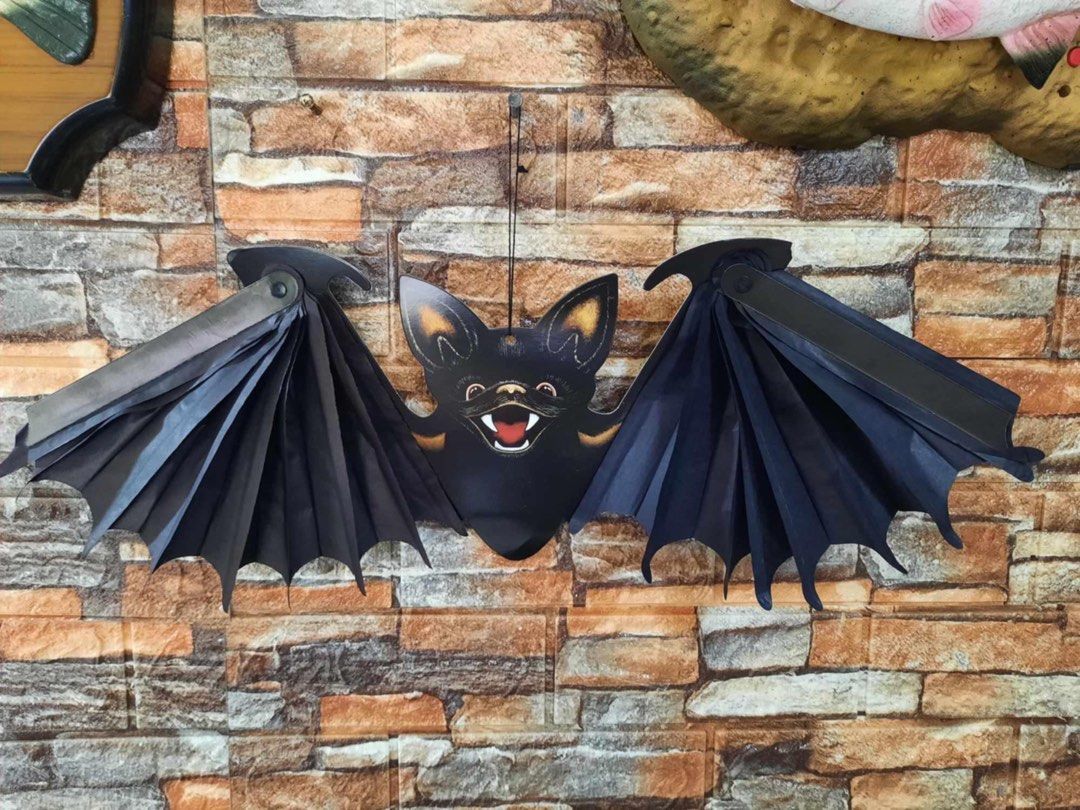 Halloween Decoration Big Bats (Category: Occasions & Party Supplies) located in Pasig City. Submitted by JMToysandCollectibles (Listing ID 1381889531, Image 3). Description: Halloween Decoration Big Bats PHP180 Each Size: 22” Inches Limited Stocks Seasonal Item Only Pick up or Delivery via Lalamove/ Grab MOP: Gcash/ BPI/ BDO.