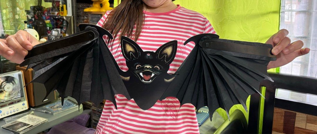 Halloween Decoration Big Bats (Category: Occasions & Party Supplies) located in Pasig City. Submitted by JMToysandCollectibles (Listing ID 1381889531, Image 1). Description: Halloween Decoration Big Bats PHP180 Each Size: 22” Inches Limited Stocks Seasonal Item Only Pick up or Delivery via Lalamove/ Grab MOP: Gcash/ BPI/ BDO.