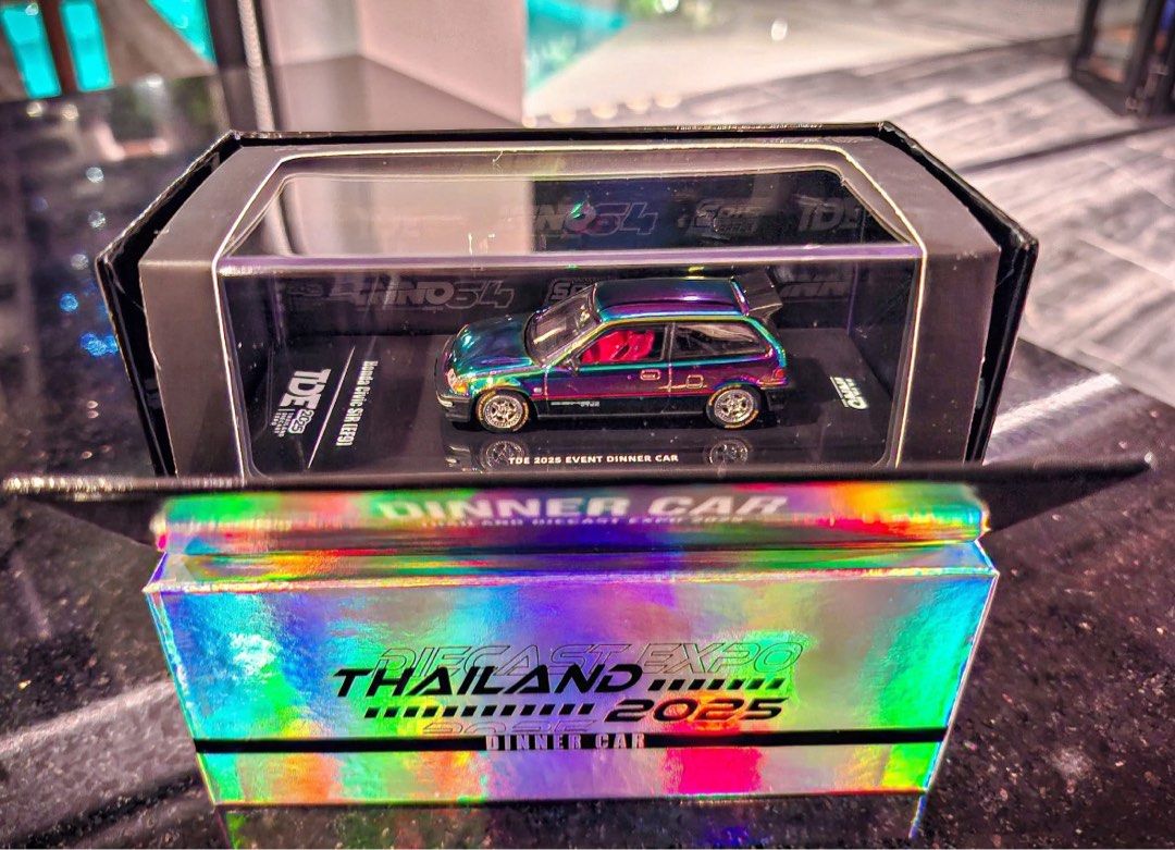 INNO64 Honda Civic SIR (EF9) Dinner Car | 2025 Thailand Diecast