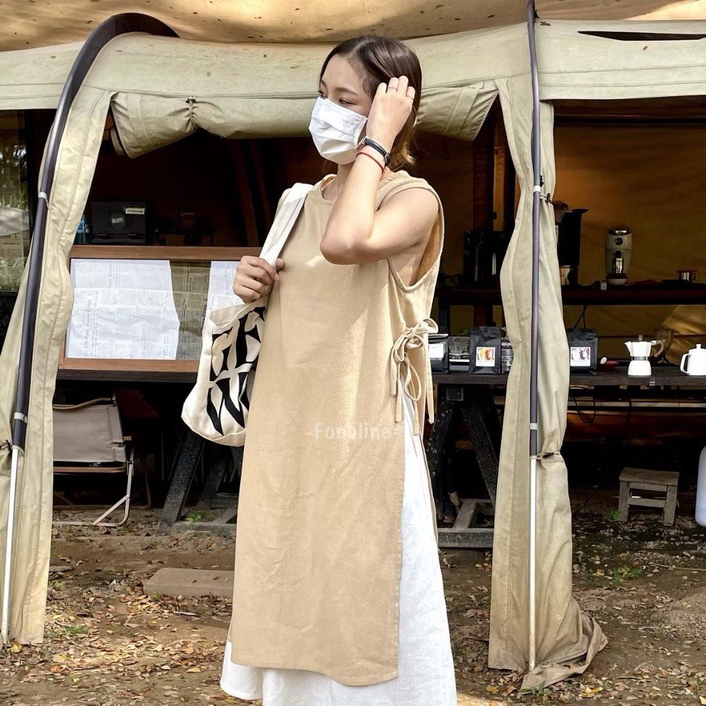Linen with Side Drawstring (Category: Sleeveless) located in Petaling Jaya. Submitted by prelovedbyfzahs (Listing ID 1381780997, Image 1). Description: .