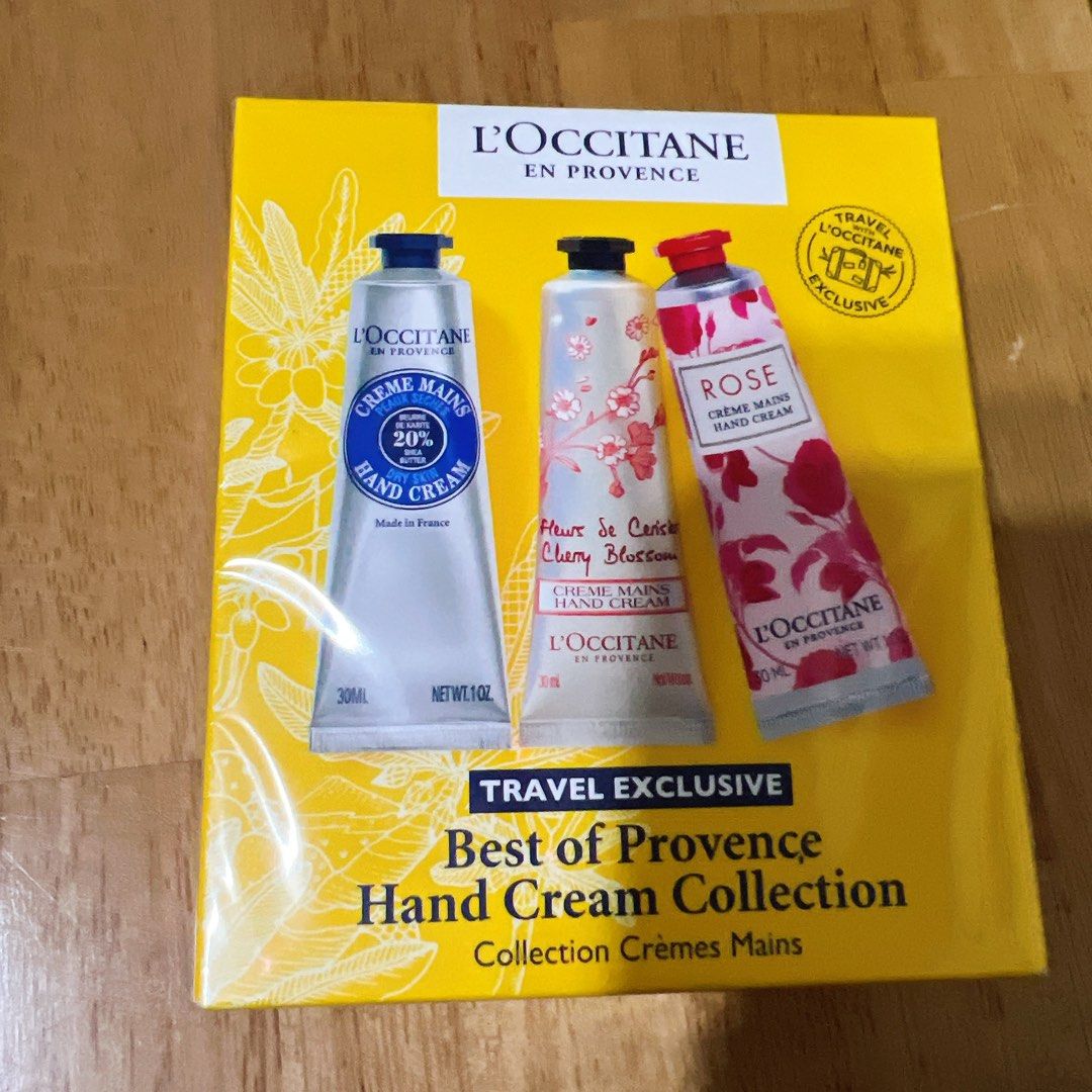 由 zyytykhxxv (刊登 ID 1381813297，圖片 2) 提交，位於 新竹市 (Hsinchu City) 的 歐舒丹L’occitane 普羅旺斯精選護手霜旅行組 (類別：美甲、手部保養)，說明：30ml*6 乳木果*2 甜蜜櫻花*2 玫瑰*2。