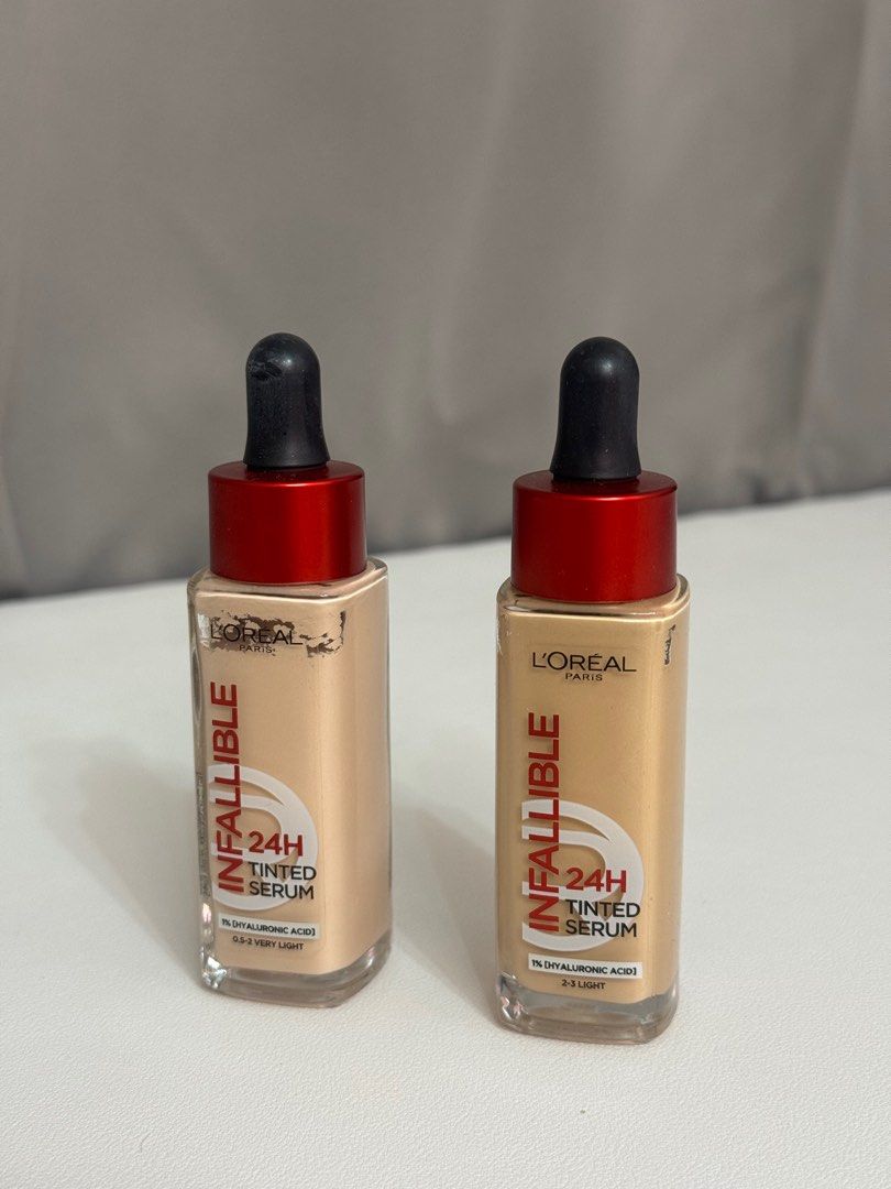 Loreal tinted serum (Category: Makeup) located in Manila. Submitted by blairserena (Listing ID 1381807449, Image 1). Description: shade very light & light shipping: jnt or lalamove ONLY gcash or bdo payment loc: taytay rizal actual picture.