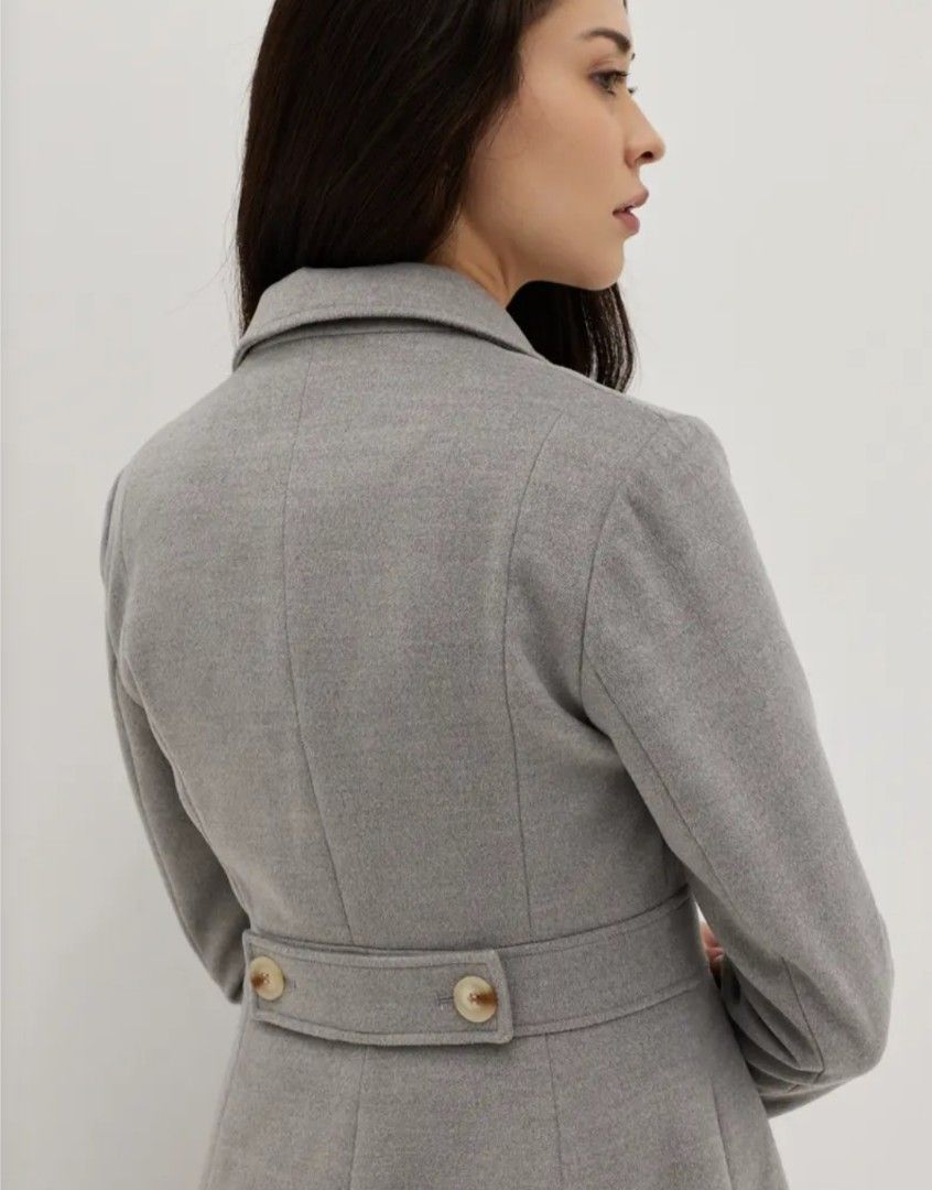 Love, Bonito Fit & Flare Knee-Length Coat (Category: Coats, Jackets and Outerwear) located in Makati City. Submitted by patdonato (Listing ID 1381711221, Image 3). Description: 🤍 LOVE THIS COAT PLS but I'm in between sizes (XS and S) and I should have gotten S on this one 🥺🥺🥺 🤍 Bought at 30% off in one of their earlier sales -- P3675 from P5250 🤍 Selling low at P1800; brand new with tags pa.