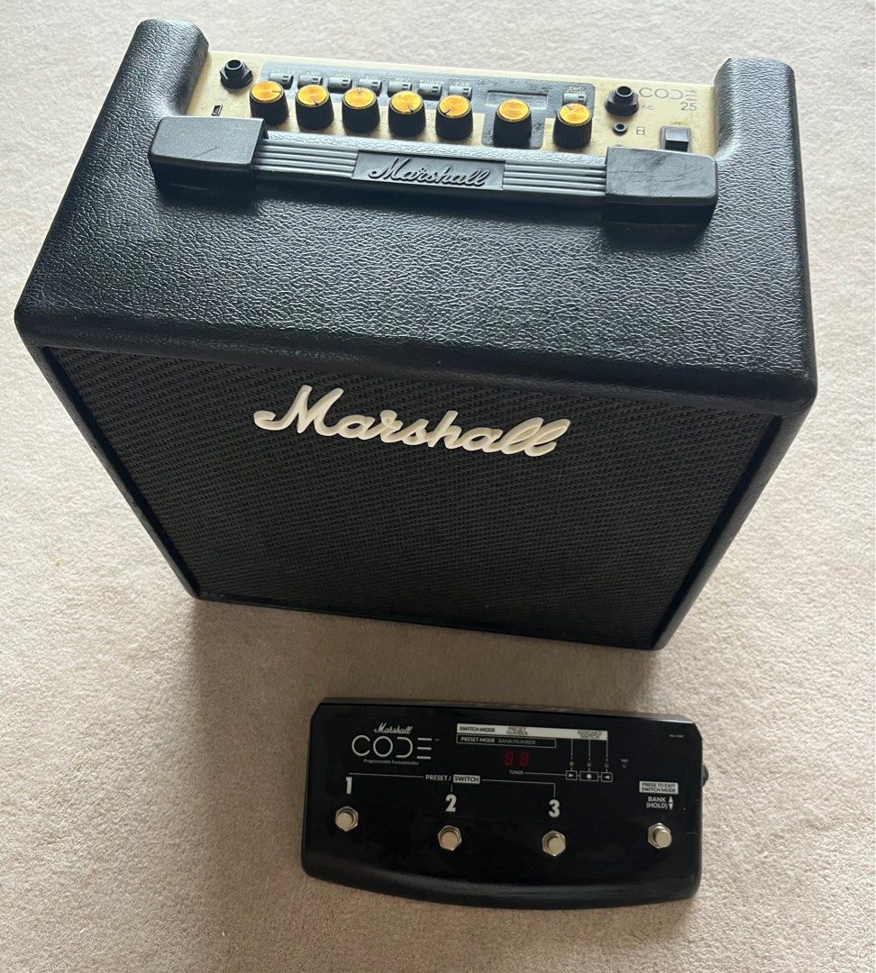 Marshall amp Code 25 （分類：樂器）位於 Hong Kong。 由 herrvogel 提交（商品編號 1381728196，圖片 1）。簡介： Perfect condition Marshall CODE 25 amplifier.。