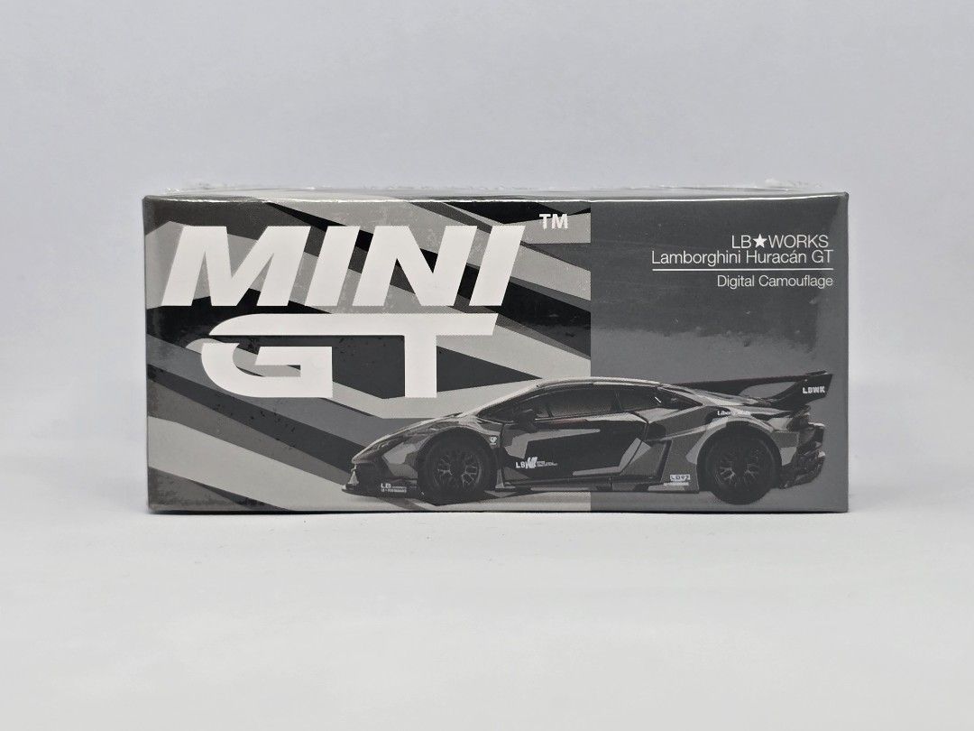 Mini GT LB Works Lamborghini Huracán GT Digital Camouflage #398 sealed ...