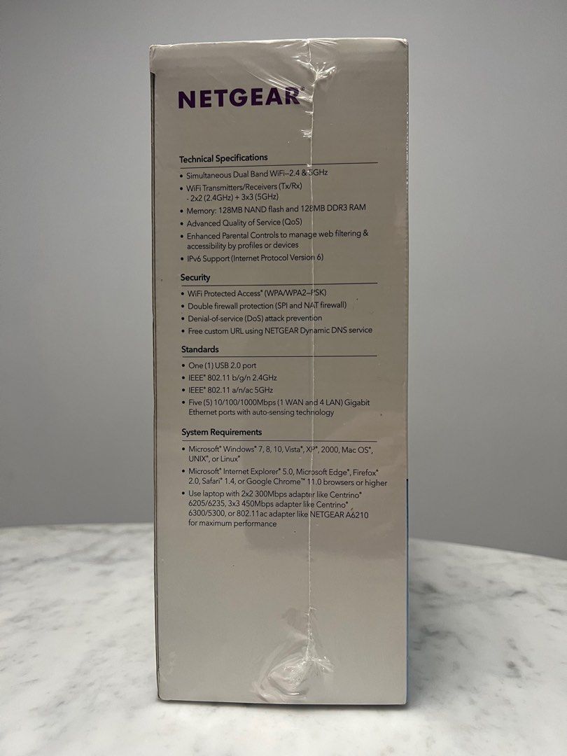 NETGEAR AC1600 Smart WiFi Router Dual Band Gigabit Model R626063204756535299112