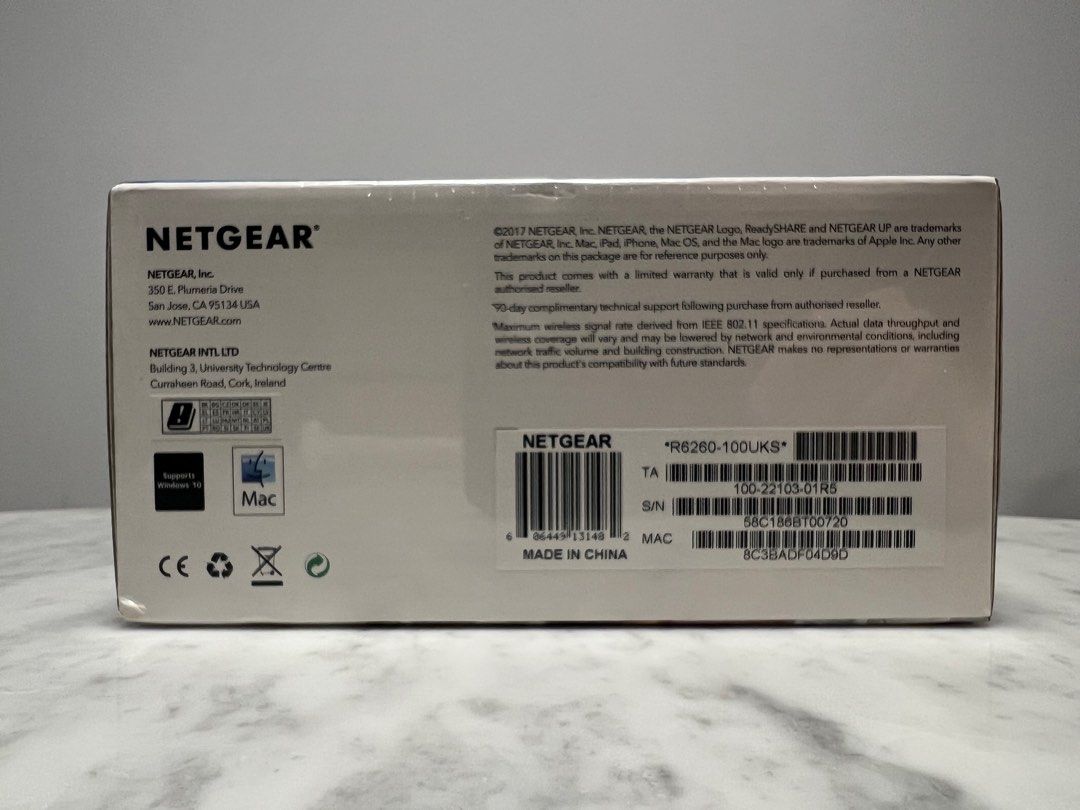 NETGEAR AC1600 Smart WiFi Router Dual Band Gigabit Model R626063204756535299114