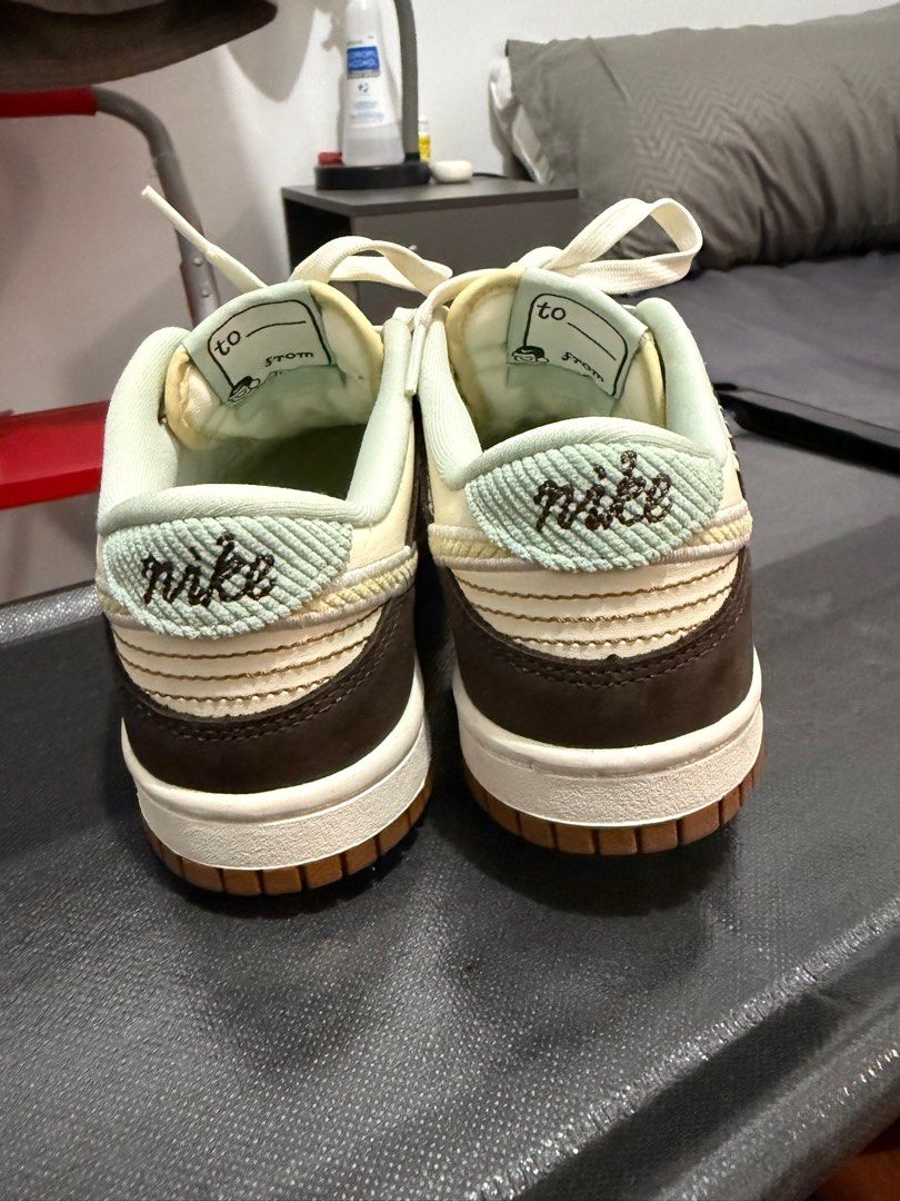 Nike Dunk Low GS (unisex) (Category: Sneakers) located in Quezon City. Submitted by dertorr (Listing ID 1381806315, Image 3). Description: I have two items of the same style (pwedeng couple shoes) 23 cm 24.5 cm Color: Coconut Milk/ Sai.
