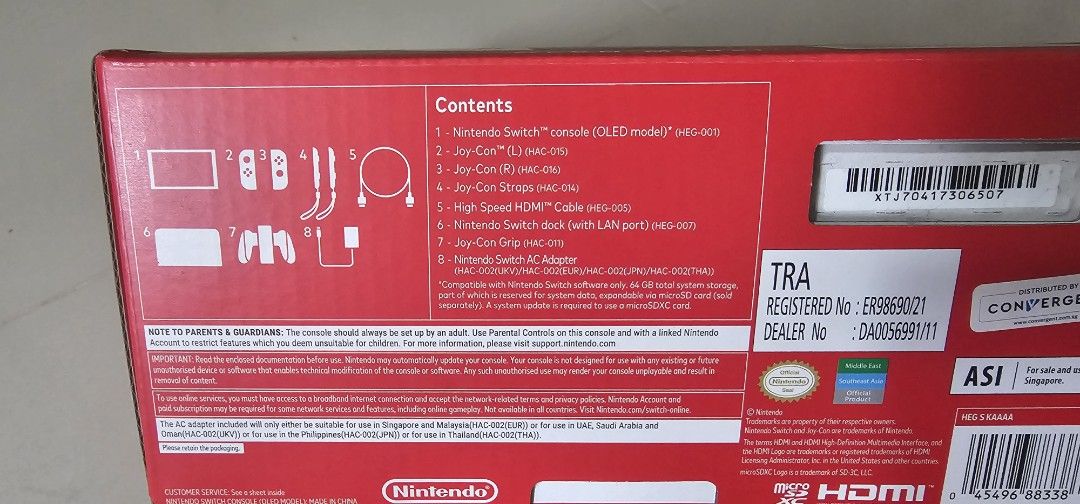 Nintendo Switch OLED Model - White63108085839234111