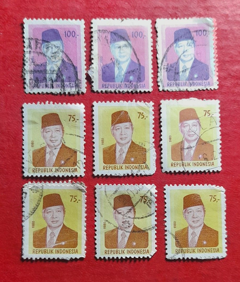 Perangko Soeharto 1980 (Kategori: Filateli) berada di Depok. Dikirim oleh tide251200 (ID iklan 1381799474, Gambar 1). Deskripsi: Perangko Soeharto tahun 1980 original -used harga untuk 9 pcs transfer via BCA JNE atau J&T meet up DEPOK.