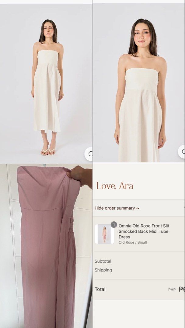 Pink Love Ara Dress (Category: Dresses) located in Mandaluyong City. Submitted by itisntso (Listing ID 1381852967, Image 1). Description: Love Zara brand BRAND NEW Old rose color Original price: ₱676 RFS: Does not fit .