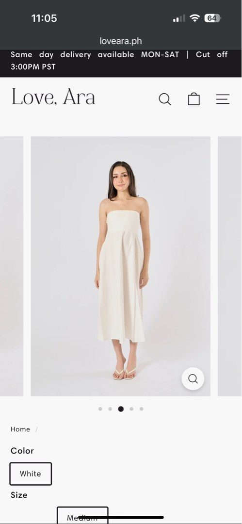 Pink Love Ara Dress (Category: Dresses) located in Mandaluyong City. Submitted by itisntso (Listing ID 1381852967, Image 3). Description: Love Zara brand BRAND NEW Old rose color Original price: ₱676 RFS: Does not fit .