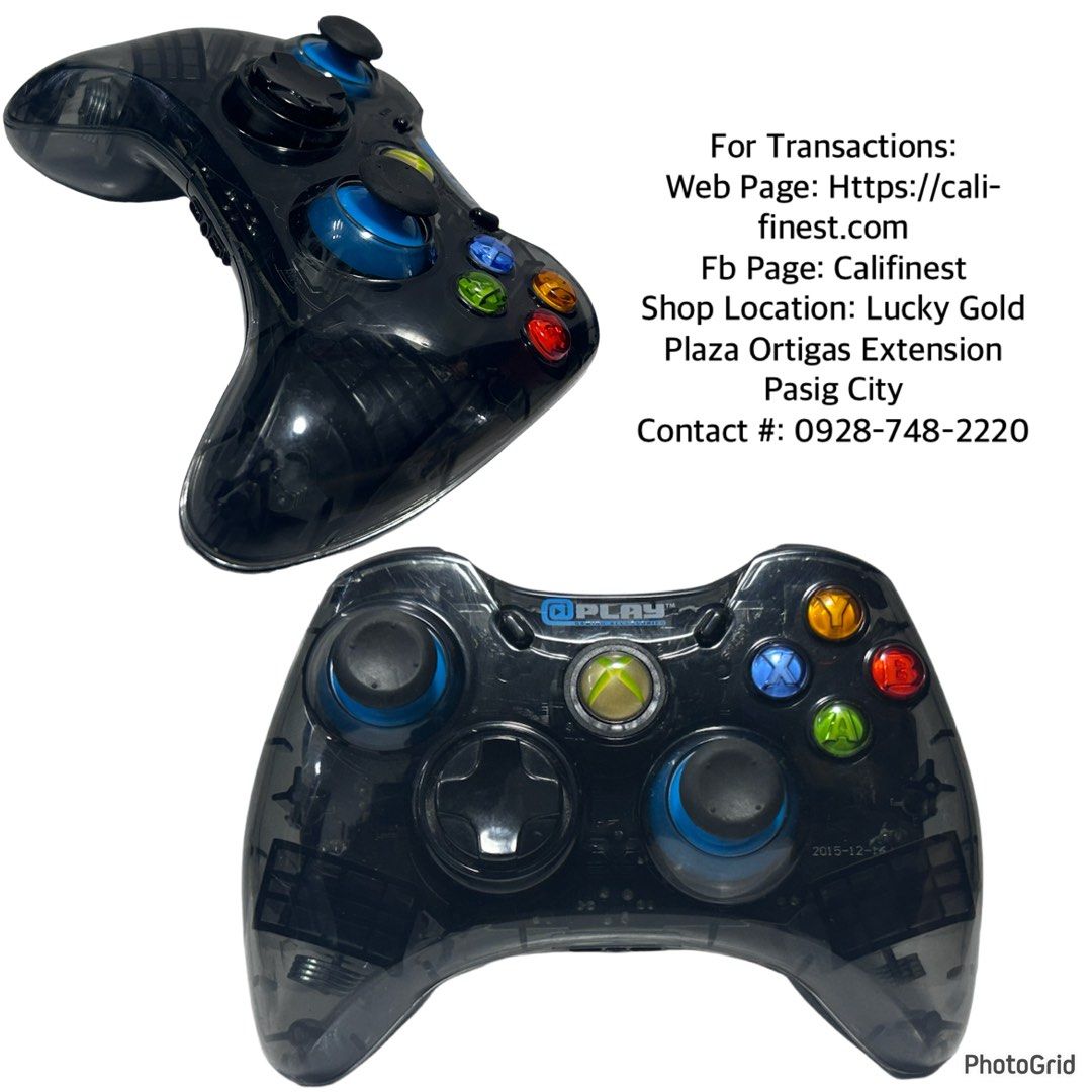 Play Wired Controller For Xbox 360 Unit only (Category: Controllers) located in Pasig City. Submitted by califinestcollectibles (Listing ID 1381772068, Image 1). Description: Play Wired Controller For Xbox 360 Unit Only EL#448 Unit only Controller Xbox 360 Actual and detailed picture posted Original/Authentic From USA Pick up at one oasis condominium ortigas extension pasig city Or Delivery via Lalamove ,Lbc COD/Cop Jnt (Payment first basis) THAN