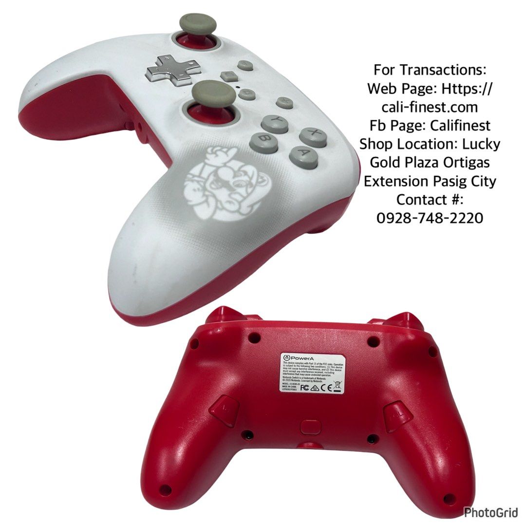 PowerA Enhanced Wired Controller For Nintendo Switch Mario White Very Good 2E (Category: Controllers) located in Pasig City. Submitted by califinestcollectibles (Listing ID 1381719909, Image 1). Description: PowerA Enhanced Wired Controller For Nintendo Switch Mario White Very Good 2E EL#441 Unit only Controller for Nintento Switch Actual and detailed picture posted Original/Authentic From USA Pick up at one oasis condominium ortigas extension pa