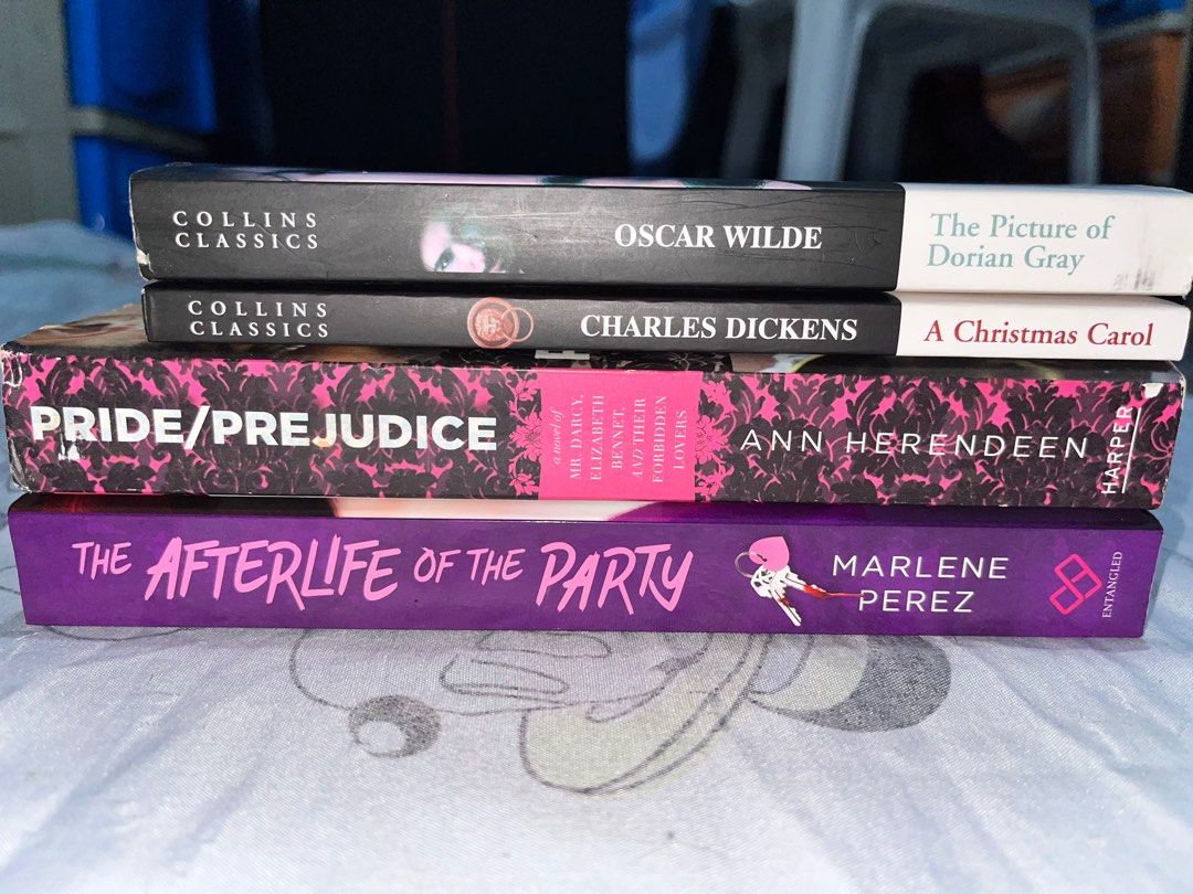 Pride and Prejudice and more (Category: Storybooks) located in Manila. Submitted by klangggggg (Listing ID 1381798536, Image 1). Description: TAKE ALL FOR 400 Pride and Prejudice - 150 The Afterlife - 150 Charles & Oscar Book - 150 both.