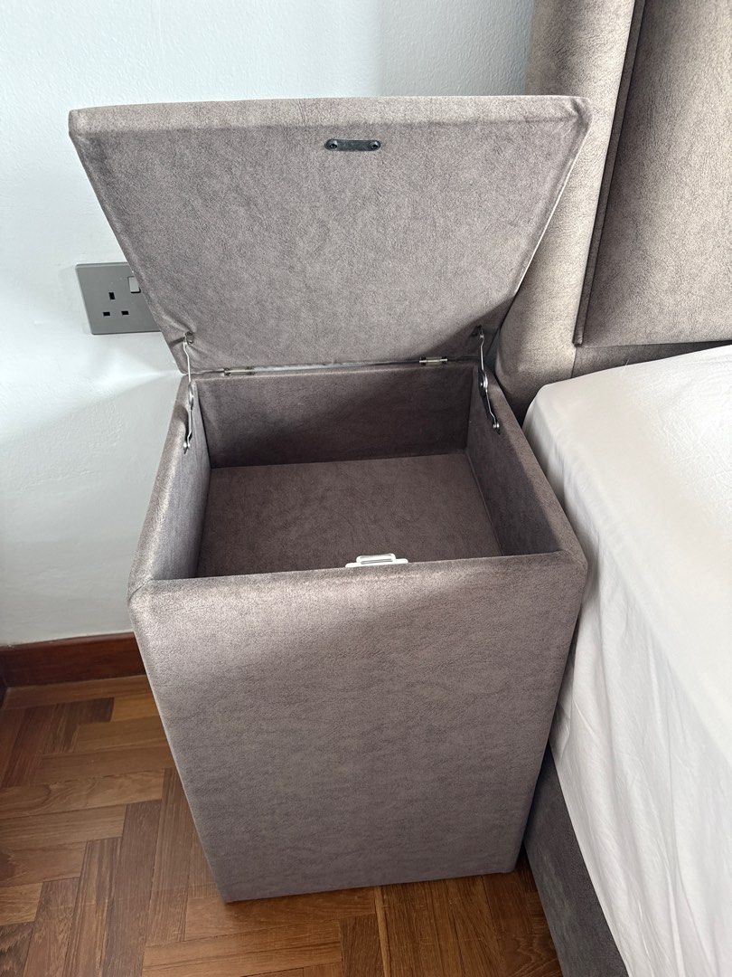 King Size Bed Frame & Storage bedside65074645800323111