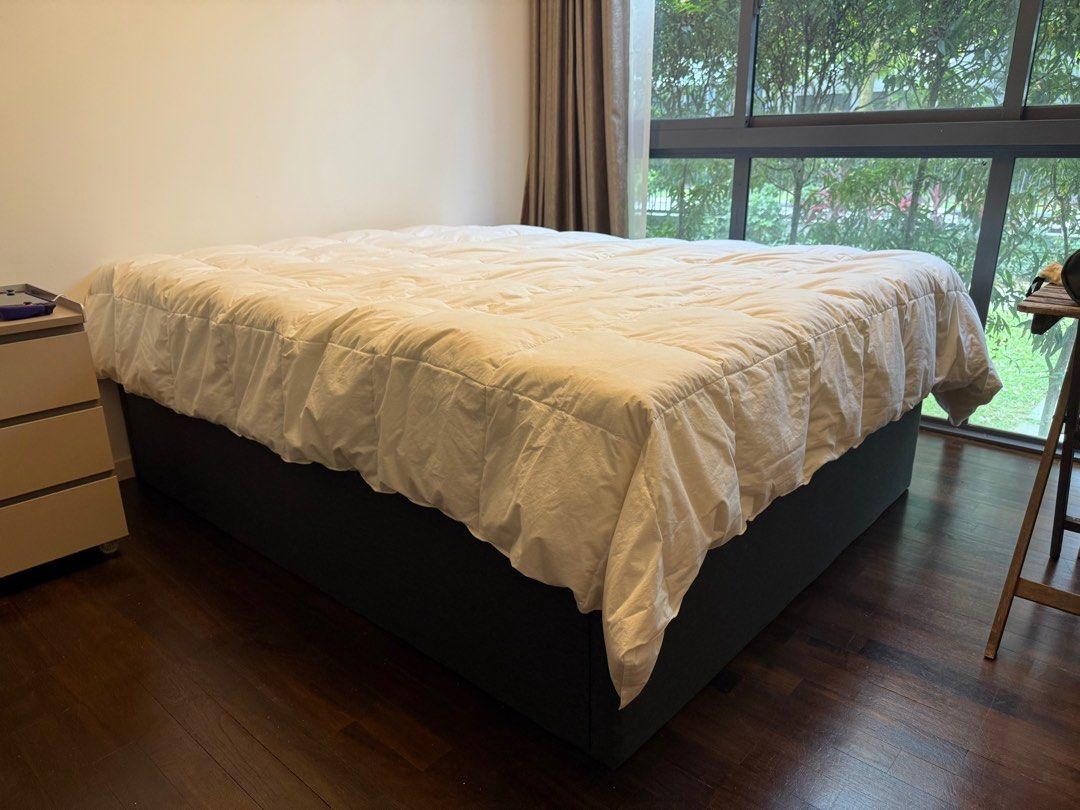 Queen Size Storage Bed Frame65074645392131114