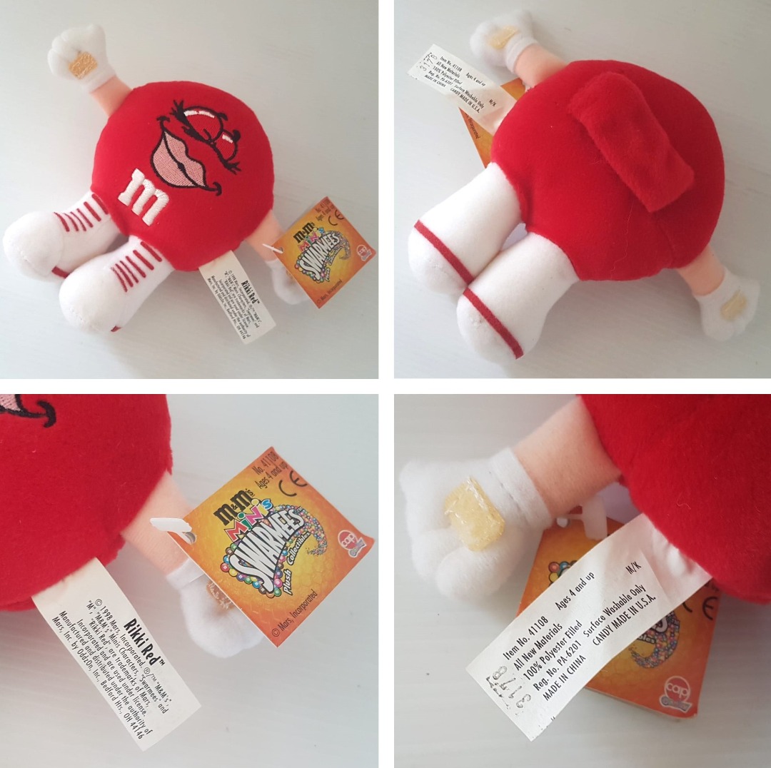 Retro M & M Chocolate, Swarmees Mini, Rikki Red, The Swarmees Plush ...