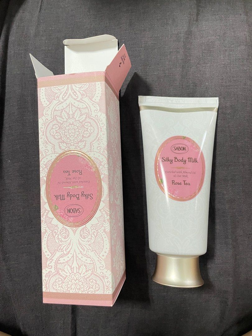由 __miya__ (刊登 ID 1381781907，圖片 1) 提交，位於 高雄市 (Kaohsiung) 的 Sabon 絲綢身體乳液 玫瑰茶語 全新 200ml (類別：身體護理)，說明：全新 去年11月夢時代購入 保存期限2027/3。