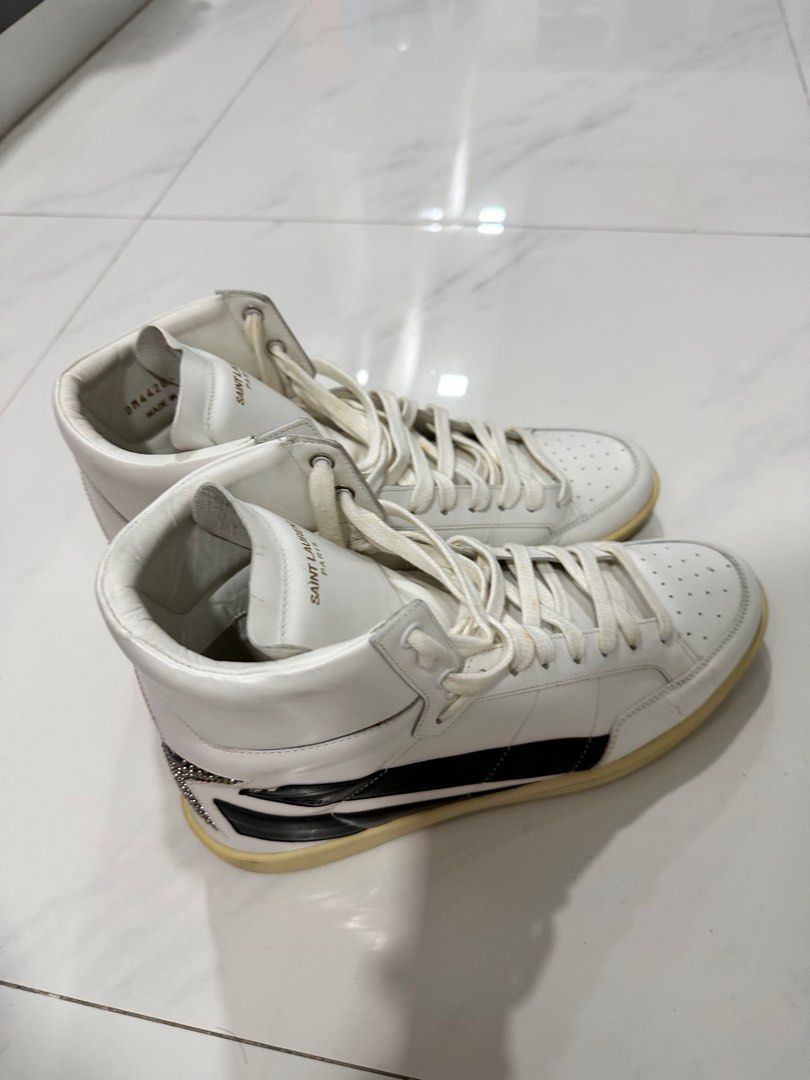 Saint Laurent Star Studded High Top Sneakers, Luxury, Sneakers