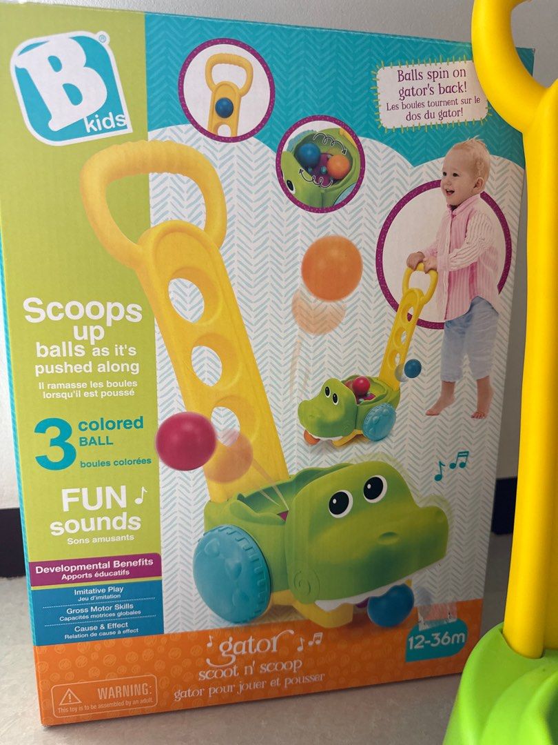Scoops us Balls Baby Toy (Category: Kids Toys) located in Quezon City. Submitted by thedribbles (Listing ID 1381705043, Image 2). Description: Good as new. Used only a few times. Baby is a little too big already for this. Perfect for babies learning to walk. Still with working battery. *** last price posted..