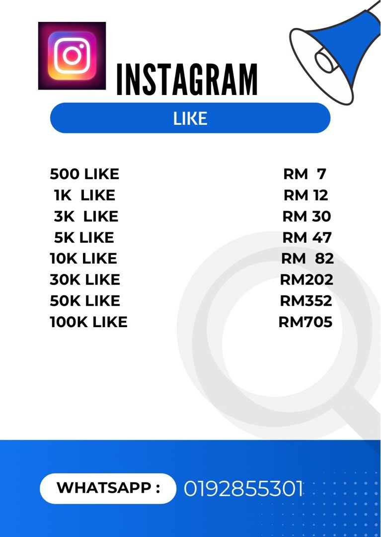 Servis Like IG • Real Likes, Real Result (Category: Announcements) located in Kuala Lumpur. Submitted by aqiffafnan37257 (Listing ID 1381731734, Image 1). Description: jom naikkan followers untuk tiktok, instagram youtube dan pelbagai lagi untuk business & content creator 🤔 ? Jangan risau ada service booster by nanbooster 💢 ✅ 100% Trusted Seller With Feedback! ✅ Order melalui supplier dan sistem. ✅ Followers & subscriber real acc malaysia ✅ Fol