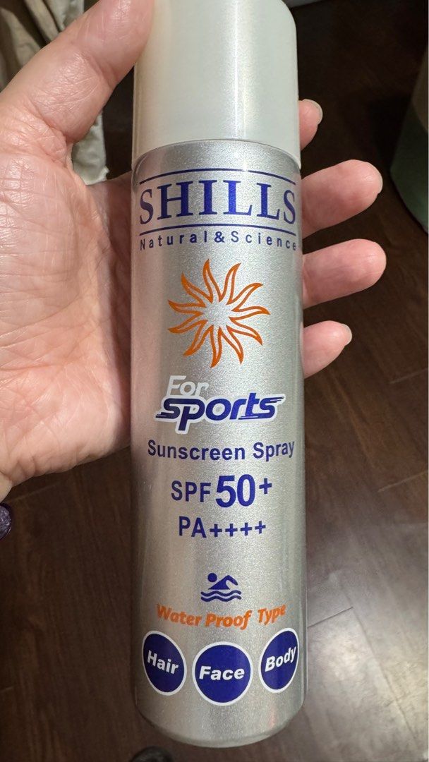 由 akira741208 (刊登 ID 1381794239，圖片 1) 提交，位於 台北市 (Taipei) 的 SHILLS SPF50+ PA++++臉部身體頭髮防曬 (類別：香水、體香劑)，說明：可能已經過期 7-11麥或變運費38元。