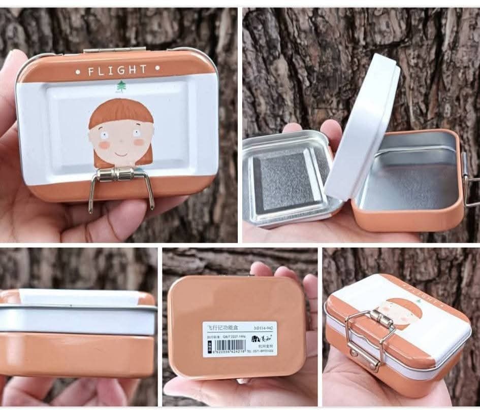 Small Tin Can Organizer (Category: Storage Boxes & Baskets) located in Baguio. Submitted by boxmania (Listing ID 1381785593, Image 2). Description: new P150 each From HK Ukay Box/ JapSur/Auc What you see is what you get No return, no exchange (random item po nakukuha ng seller sa box) Seller Location: Baguio City MOD: Flash MOP: GCash Shipping fee will be charged to the buyer. Payment first before shipping..