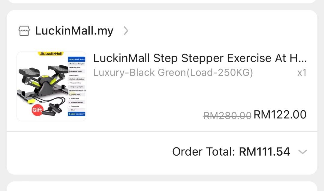 Stepper exercise (Category: Other Sports Equipment and Supplies) located in Klang. Submitted by wheresnura (Listing ID 1381674058, Image 2). Description: Preferably self pickup since it’s quite heavy .