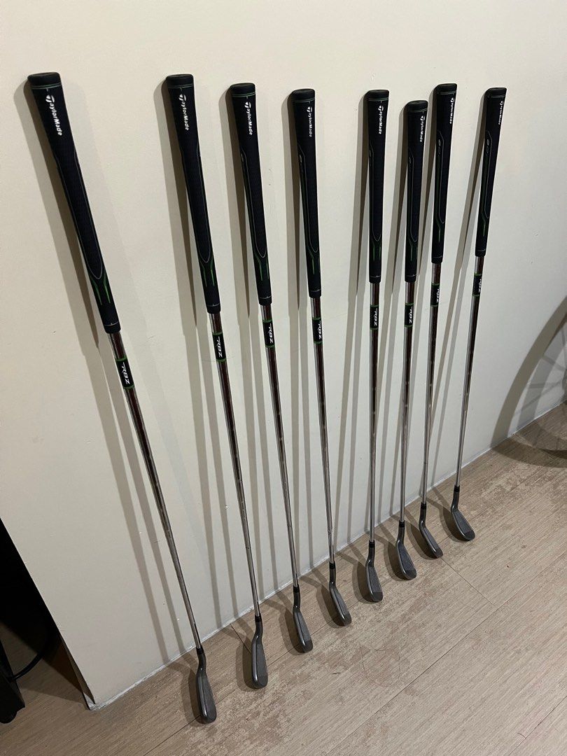 Taylormade Rocketballz (RBZ) Irons set (Beginner-friendly, forgiving) (Category: Golf) located in Taguig. Submitted by monozcart (Listing ID 1381705823, Image 2). Description: - Set includes 4-5-6-7-8-9-PW-SW - Beginner-friendly, forgiving - Bought in Singapore around 2012 - Men’s, Steel shaft - Stored well and used mostly recently - Used mainly in weekly driving range sessions from Q2 2024 to Q1 2025 - Last time used on fairway was for one round