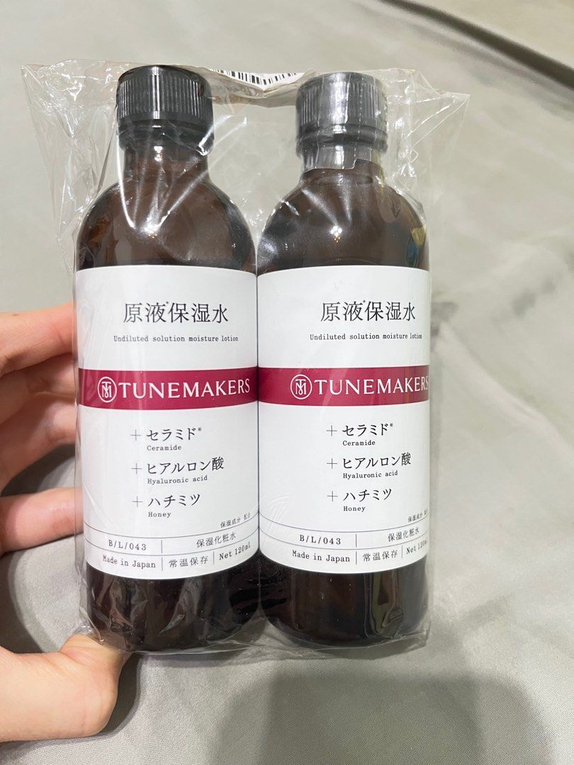 由 lisier (刊登 ID 1381800100，圖片 1) 提交，位於 台中市 (Taichung) 的 TUNEMAKER 原液保濕水（清爽型）120ml2入 (類別：護膚、清潔產品)，說明：組合為Momo購入 一瓶全新、一瓶僅使用幾次（圖三有使用量）清爽型 保濕潤澤度也很高，不適合本人混合偏油肌 故出售 效期20270301。