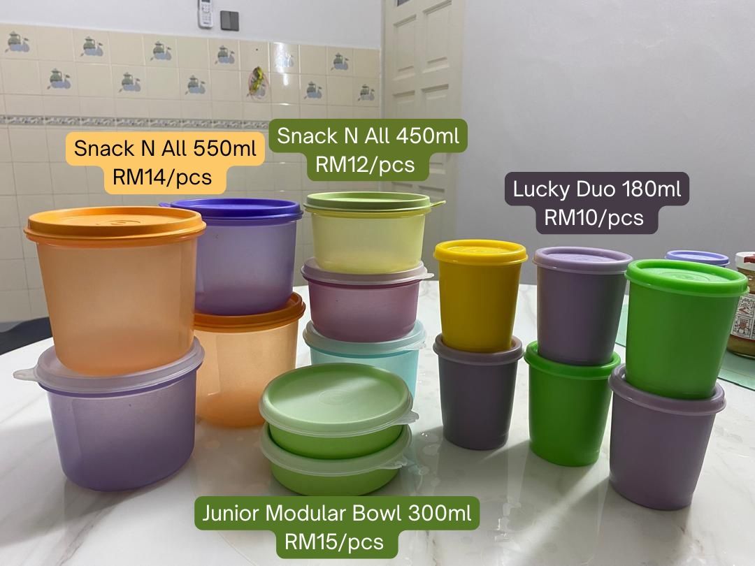 Tupperware Kitchenware (Category: Other Kitchenware & Tableware) located in Sungai Petani. Submitted by shockwave1208 (Listing ID 1381702531, Image 3). Description: For more info can wasap. ☎️0125689048 Area COD Sungai Petani, Kedah & Mainland Penang.