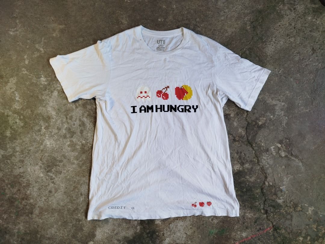 UNIQLO 8BIT PACMAN PIXEL SHIRT (Category: Tshirts & Polo Shirts ) located in San Jose del Monte. Submitted by entropythrifts (Listing ID 1381834164, Image 1). Description: 180+SF * Good Condition * XL on tag * 23 WIDTH * 29 Length -- ISSUES // SEE PICTURES -- * minor signs of usage * small Rust stain (seems washable) * Mode of Payment: GCASH / BPI * Mode of Delivery: JNT Disclaimers: Shipping not Included All items Need Wash Color may vary due to
