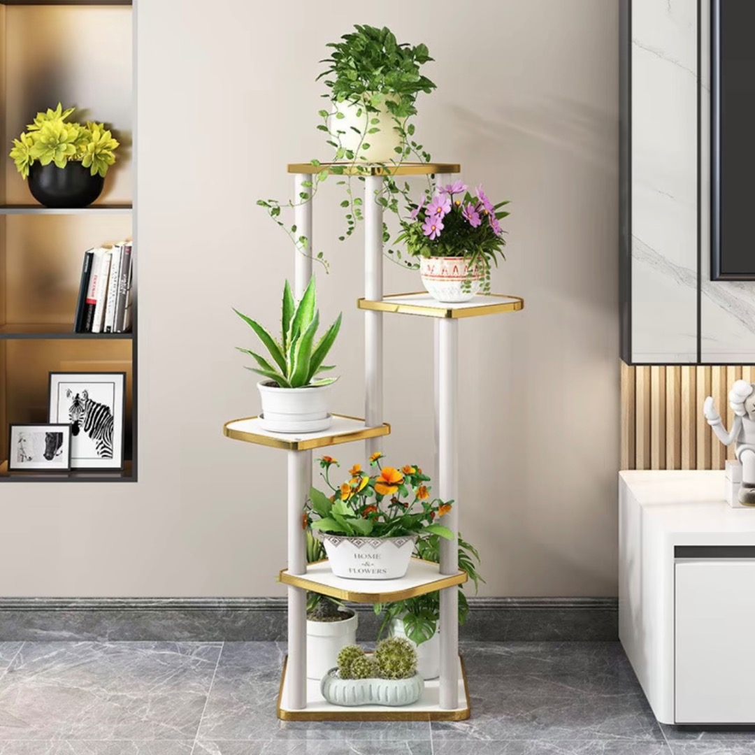 Vertical Plant Pot Rack | Multi Tier Flower Pot Rack | Modern Indoor ...
