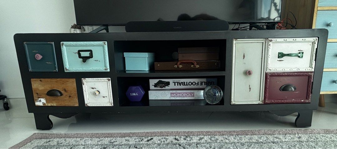 Vintage Style TV Console