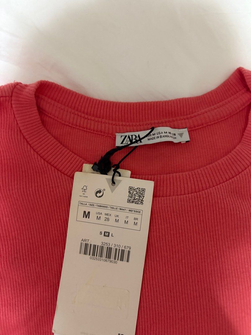 Zara pink top (Category: Babies & Kids Fashion) located in Mandaluyong City. Submitted by itisntso (Listing ID 1381853718, Image 2). Description: BRAND NEW WITH TAGS Zara kids pink top Butterfly sleeves Medium size.