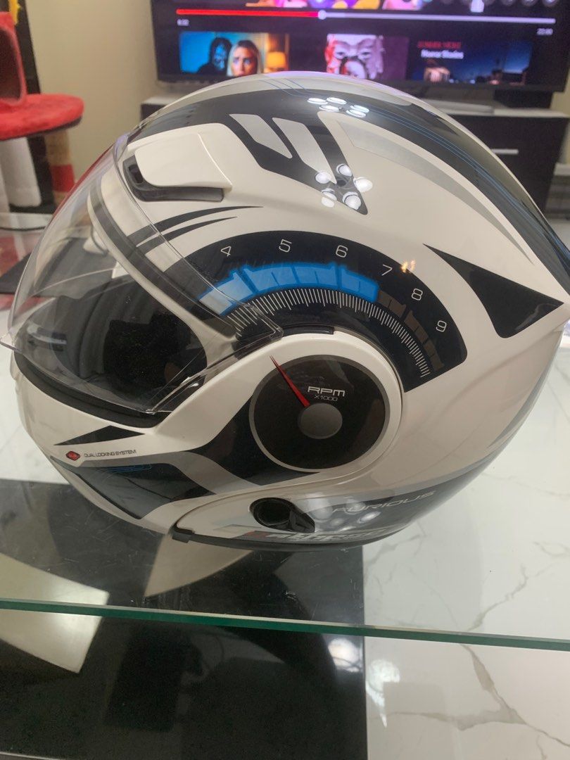 Zeus Full Face Helmet Medium Size (Category: Helmets and other Riding Gears) located in Bacoor. Submitted by pipsniper (Listing ID 1381806810, Image 2). Description: •Like new •Used 2 Times Only • Builtin Sun Visor •Zeus Dust Bag Inckuded •Cushion Inserts Extra Included •Manual.