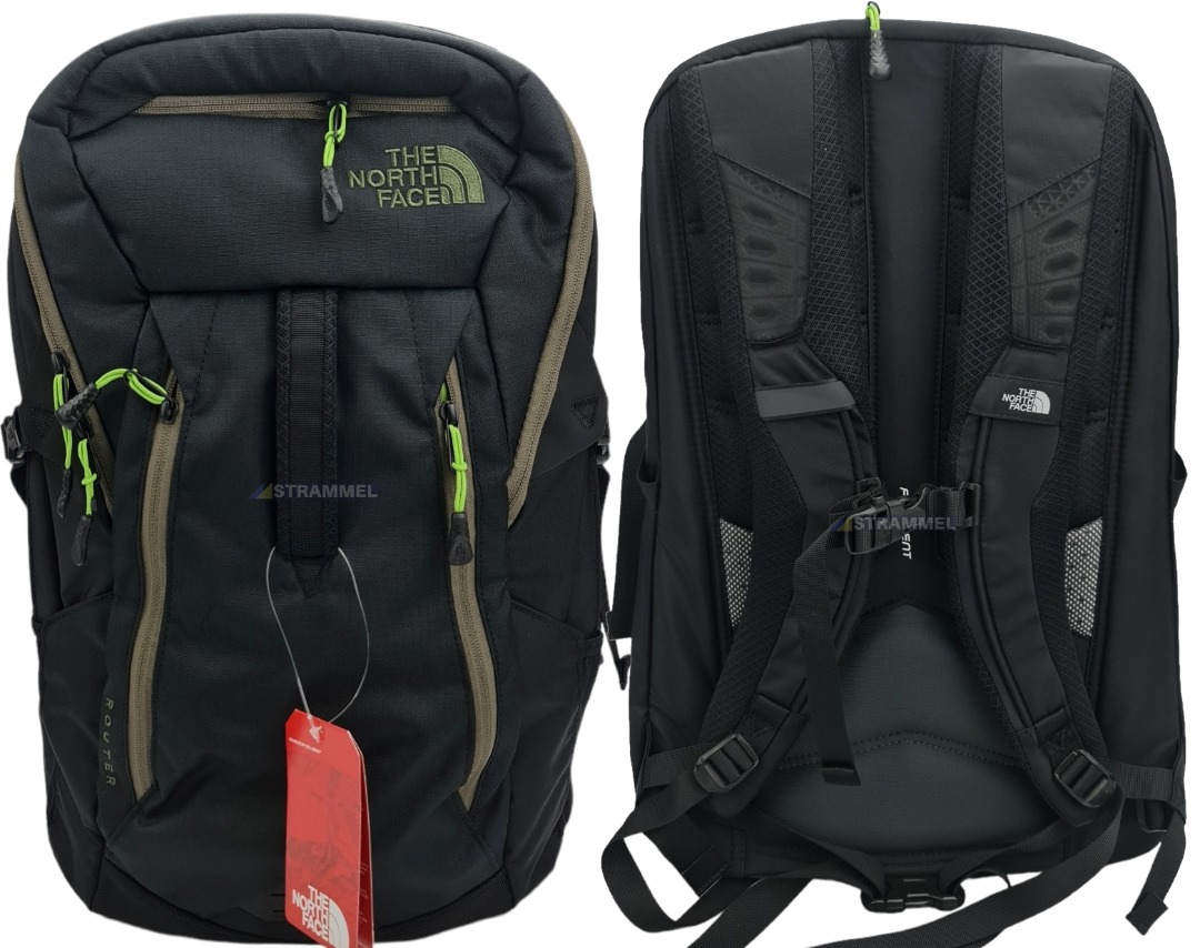 [100% Authentic] The North Face Router Backpack 35 BLACK OLIVE Litre ...