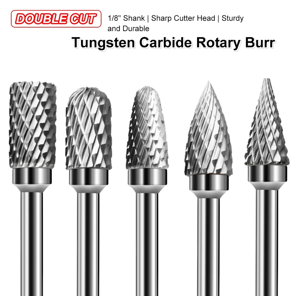 10pcs/set Rotary File Tungsten Carbide Woodworking Drilling Milling ...