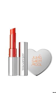 [50%off]Jung saem mool beauty 鄭瑄苿 鏡面唇膏套裝 dewey tangerine Glaze Lipstick + Heart Mirror Mini64239722569603110