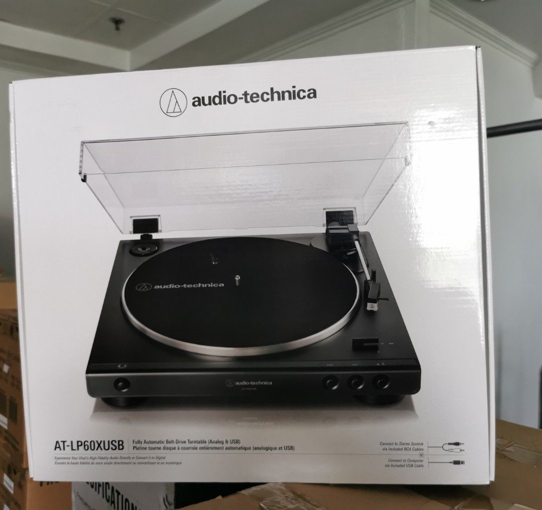 Audio technica turntable (Category: Portable Music Players) located in Makati City. Submitted by melissa12345 (Listing ID 1382023097, Image 1). Description: 👉Read me 1st 📍Brand new 💯 📍Items on hand ❌ No COD 🏦 MOP bpi/bdo/GCash 📍No return no exchange 📍Payment 1st before delivery 💰Cashless transaction at this moment..