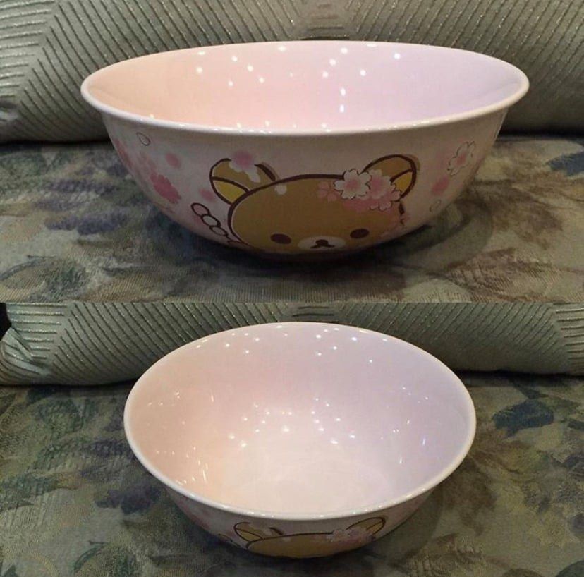 Authentic Rilakkuma ceramic bowl - pink (Category: Other Kitchenware & Tableware) located in Manila. Submitted by mybeadshop (Listing ID 1381920778, Image 2). Description: .